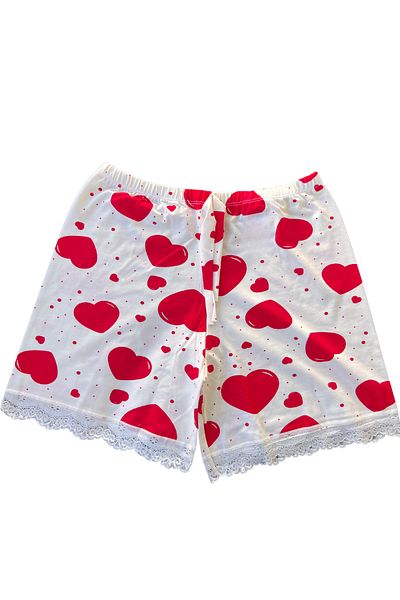 BUTİK1AVM Women's Pajama Bottoms Shorts Boxer Cotton Ultra Stretchy Comfortable Fabric