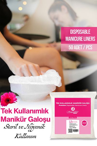 Smoothly Manicure Overshoes Disposable 50 Pieces - Hygienic & Premium Quality