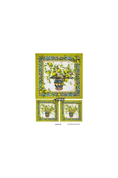 LİNEART Workshop Smile Brass Decopage As25