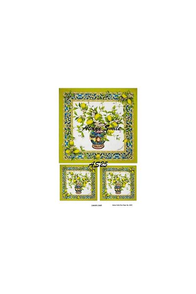 LİNEART Workshop Smile Brass Decopage As25