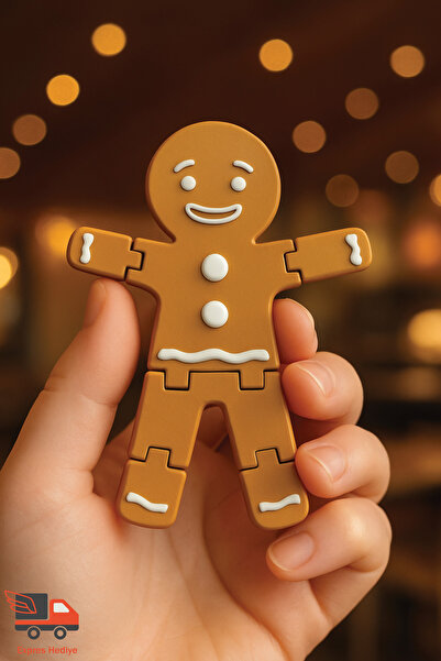 expres hediye Kurabiye Adam Buzdolabı Magneti - Kurabiye Adam Gıngerbread Mag...
