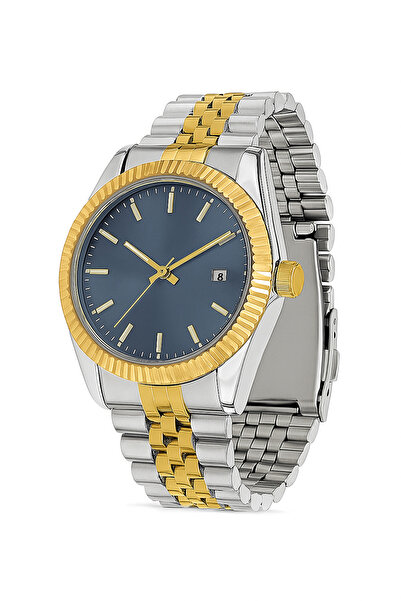 İSTLİV Erkek Çelik Kasa Mavi Renk Ekran Rolex Modeli Kol Saati