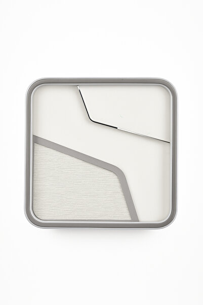 Avizemoda Rubi Kare 50x50 3 Renk Ledli (SARI-BEYAZ-GÜN IŞIĞI) Kumandalı Modern Akrilik Plafonyer Armatür