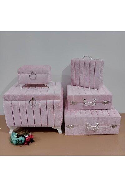 Sandık Dünyası صندوق الزفاف مع العريس - حقيبة خطوبة مكونة من 5 قطع، حقيبة مهر...