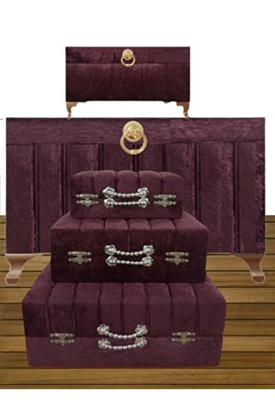 Sandık Dünyası صندوق الزفاف - العريس، الخطوبة، الحزمة، وحقيبة المهر، مجموعة من 5 قطع 0571