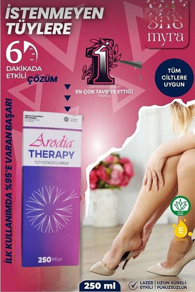 ARODIA Depilatory Cream Laser Effective Hair Removal Hair Reducing Hair Removal Cream All Skin Types Unisex