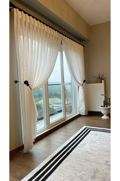 Store American Pile Curtain Vakko Bamboo Ultra Luxury Living Room Curtain
