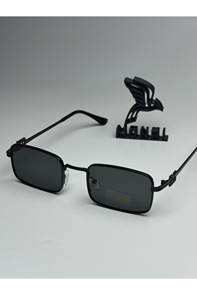 MONAL Miuw Black Sunglasses Black Rectangular Frame Organic Glass 51 Ekartman