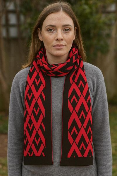 Sebir Moda V Patterned Knitwear Scarf