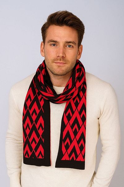 Sebir Moda V Patterned Knitwear Scarf