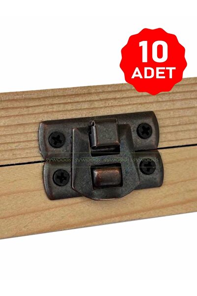 sywoods Yaylı Klips Oksit 10 Adet 20x30 Mm Kutu Kapak ve Sandık Modelleri İçi...