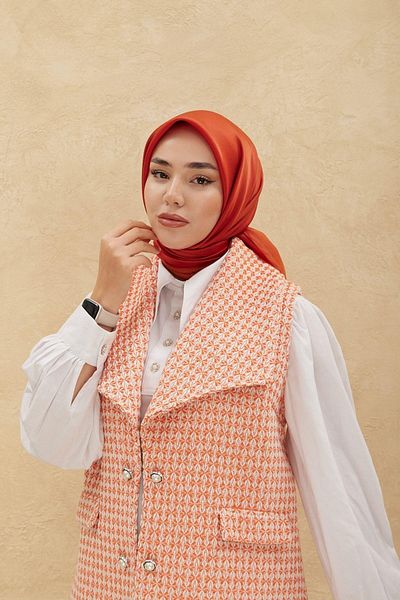 Silk Home Απλό γυαλιστερό κασκόλ 75006-35