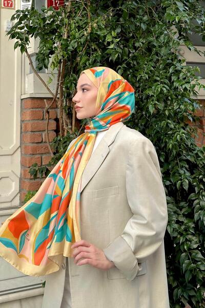 İpekhan Nature Lilyum Soft Shawl Πεπόνι Πορτοκαλί 3036-08