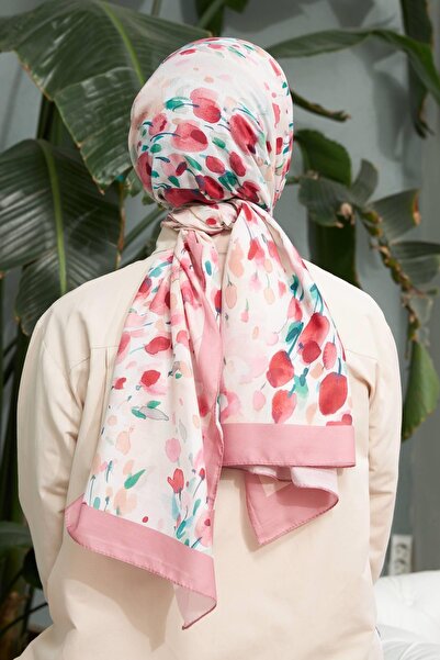 İpekhan Botanical Series Silky Powder Cotton Viscose Shawl - 3023-11