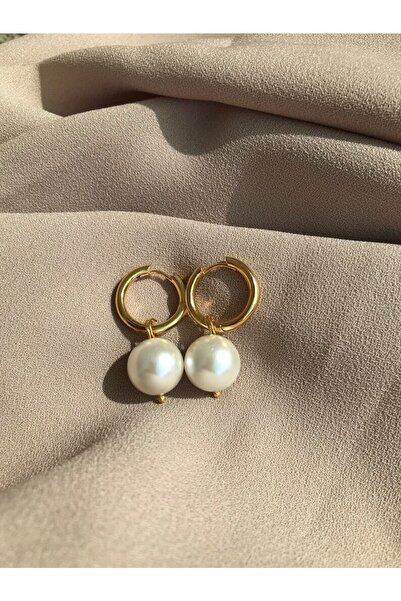 MİRSTAR Gerçek Mayorka Incisi Minimal Küpe