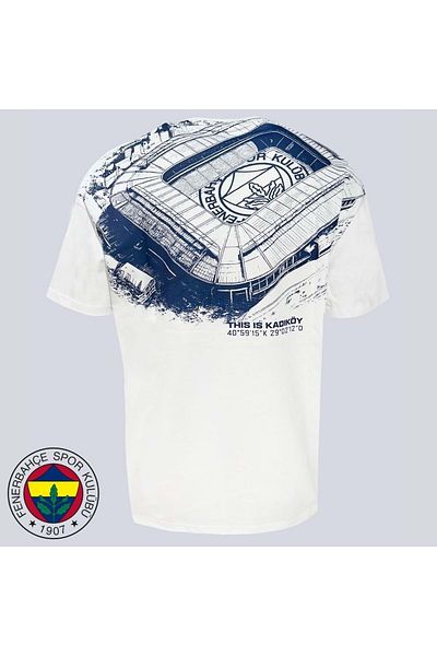 Fenerbahçe S.K. 25/26 Season Tribune T-Shirt This Is Kadıköy Tribune Jersey White