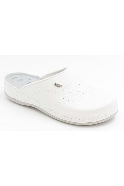 Kids Club Shoes Bento D.R Recommended Orthopedic Sabo Slippers Non-Slip Sole Hospital Slippers White