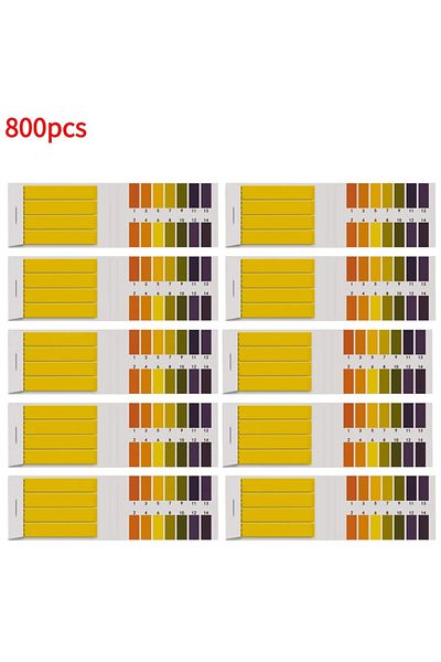 Alloet 800pcs 80-800pcs Professional 1-14 Ph Litmus Paper Ph Meter Indicator Test Strips Water Cosmetics So