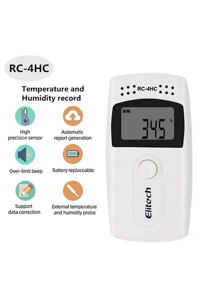 Choice Rc-4hc High Precision Data Recorder Rc-4/4hc/5/5 /gsp-6 Digital Temperature Humidity Logger Internal