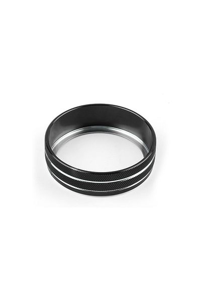 Choice Black Car Interior Air Conditioning Knob Decorative Cover Ring Adjust Climate Control Switch Buttons