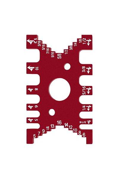 Choice Red Aluminum Dovetail Jig Woodworking Tenon Caliper Height Measuring Gauge Precision Tenon Gaps Gaug