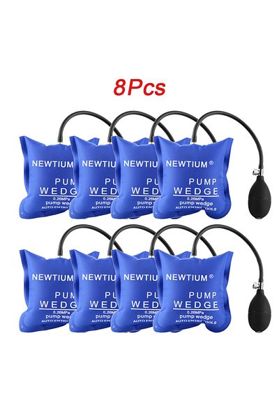 Choice 8pcs Air Pump Wedge Kit With Inflatable Airbag – Car Door Repair, Lock Picking, Window Installation