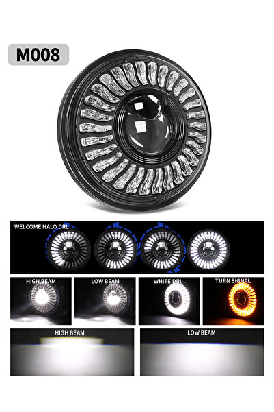 Choice7 M008 BraveWAY 5.75 inch LED Motorcycle Headlight Motorcycle, 5-3/4 La...