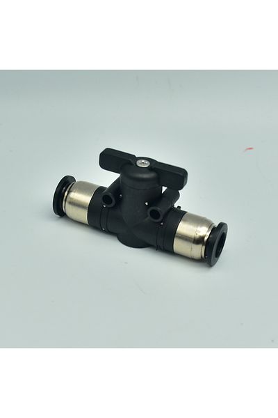 Choice Buc-10 Buc 4mm 6mm 8mm 10mm 12mm Black Pneumatic Push In Quick Joint Connector Hand Valve To Turn Sw
