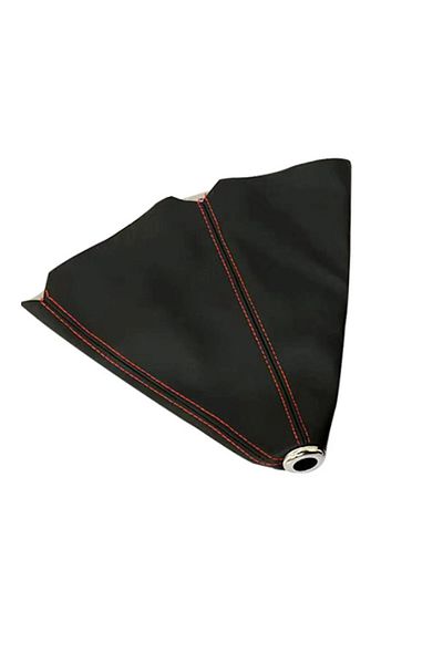 Choice Red General Suede Leather Car Shift Collar Car Manual Shift Lever Knob Shift Cover Accessories