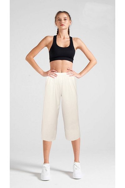 By Piera Women &Apos; S Culottes in Ecru - 100% Cotton, Shaped Underwear and Lining