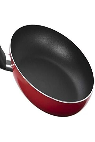Chefline Aluminium Fry Pan, 24 cm, XF24R Lightweight Non-Stick Frying Pan for Everyday Cooking