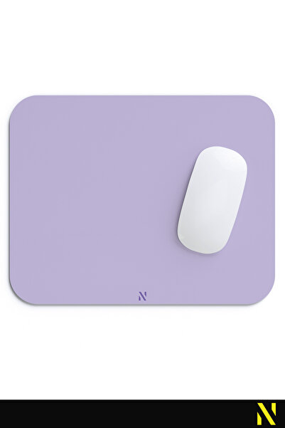 nilizma Mouse Pad ergonomic de culoare violet, ideal pentru uz casnic și la birou, cu suprafață anti-alunecare