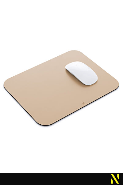 nilizma Mouse Pad ergonomic de culoare maro, ideal pentru uz casnic și la birou, cu suprafață anti-alunecare