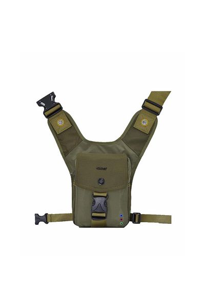 ÇÇS Flap Motorcycle Waist Leg Bag Green