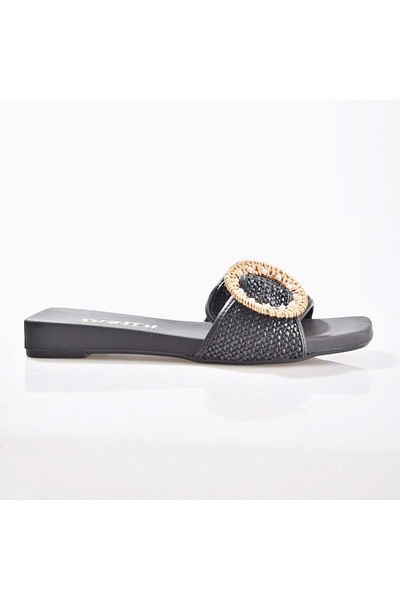 ERDAL KOÇYİĞİT AYAKKABI Ek Pretty 209 Women's Straw Slippers