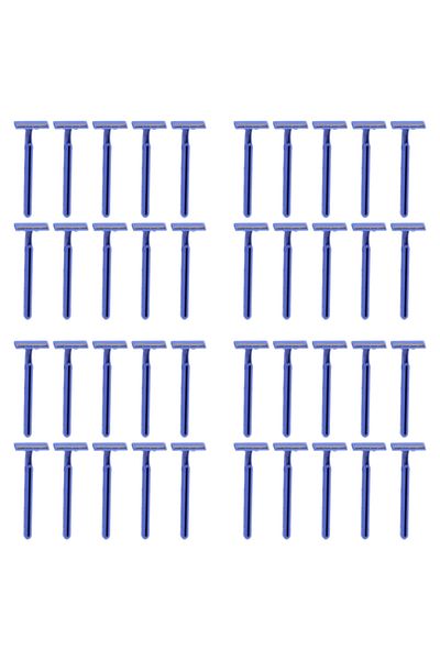 Choice 40pcs 300-10pcs Disposable Whiskers Shaving Shavers Body Trimmer Stainless 2 Layers Blade Razors For