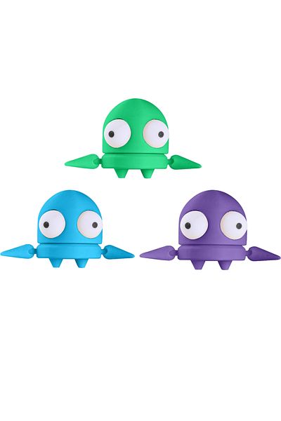 Choice One Size 3pc B Repo Toys 3d Printing Cute Ornaments Funny Squatting Desktop Ornaments Repo Game Orna