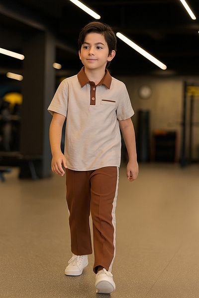 MİNİ İNOWESTA KİDS Modal Fabric Boy's 2-Piece Suit / Holiday / Special Day / Birthday