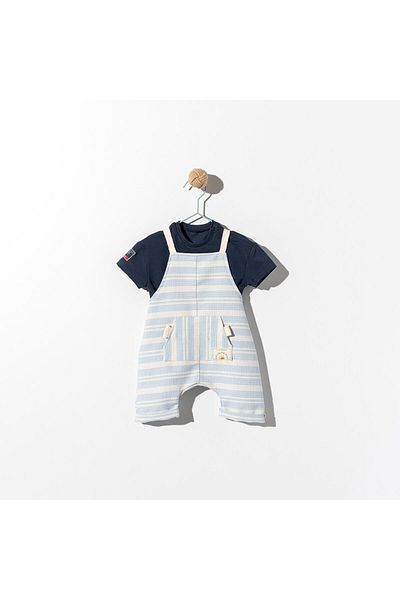 Babyhola Baby Boy Children's Festive Salopet T-Shirt Set 21055