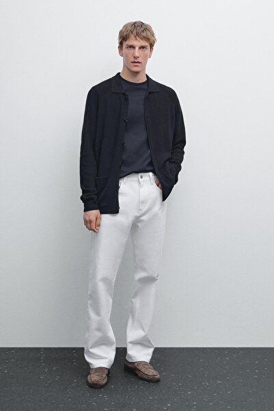 Massimo Dutti %100 pamuk triko hırka