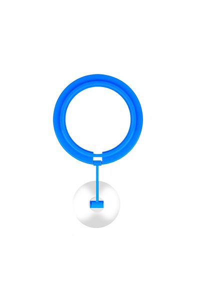 Choice Blue Circle Floating Fish Food Feeder Ring - Square Circle Aquarium Station With Suction Cup, Easy F