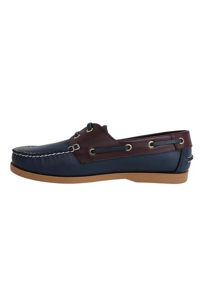 Greyybull Shoes Navy Blue Summer Men's Leather Shoes-Summer Men's Shoes