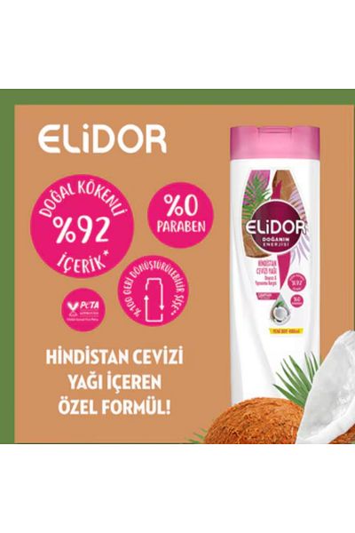 Elidor 400 ml Coconut Oil Shampoo