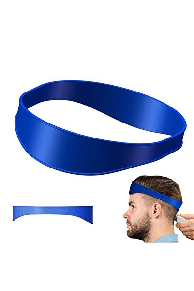 Choice قالب حلاقة أزرق DIY Home Haircuts مع عصابة رأس منحنية من السيليكون وخط...