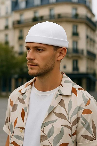 GONCA ŞAPKA 100% Cotton Docker Without Sipper Hat