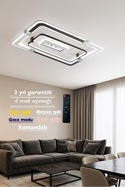 Lucent Avize Lucent Dikdörtgen Şık Ledli Tasarım Avize