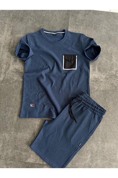 Generic Brand Pocket Detailed Tshirt & Shorts Side Pocket Cord Adjustable Swe...