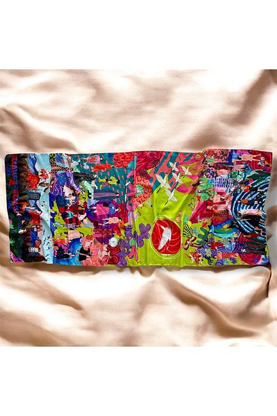 Oyt DÜKKAN Oyt Shop City and People Design Shawl Foulard 70X 170 cm