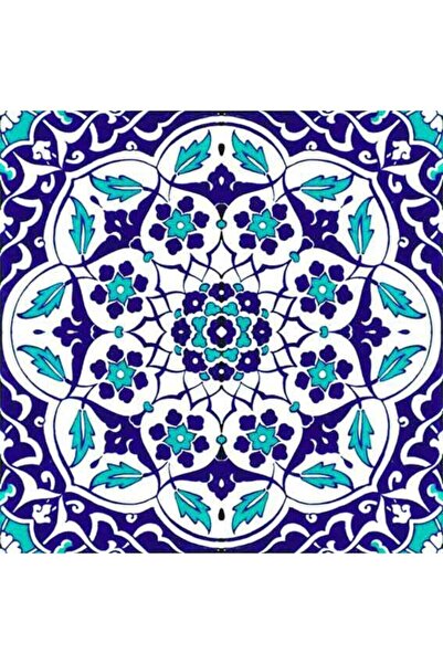 Armada Çini 20x20 Cm Ac 92 Osmanlı Mavi Beyaz Kütahya Çini Karo