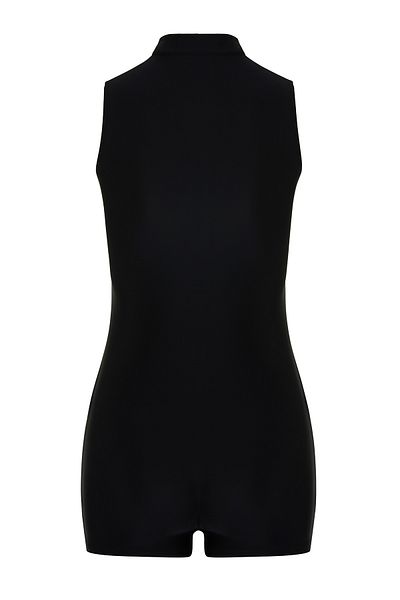 REMSA Zippered Swimsuit with Black Shorts 1860
